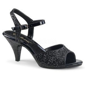 BELLE 309G, BLACK GLITTER